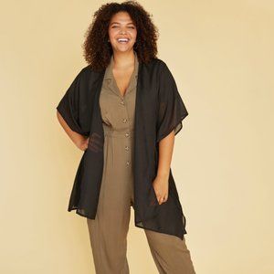 The Jetset Diaries Standard Kaftan BLACK OneSize